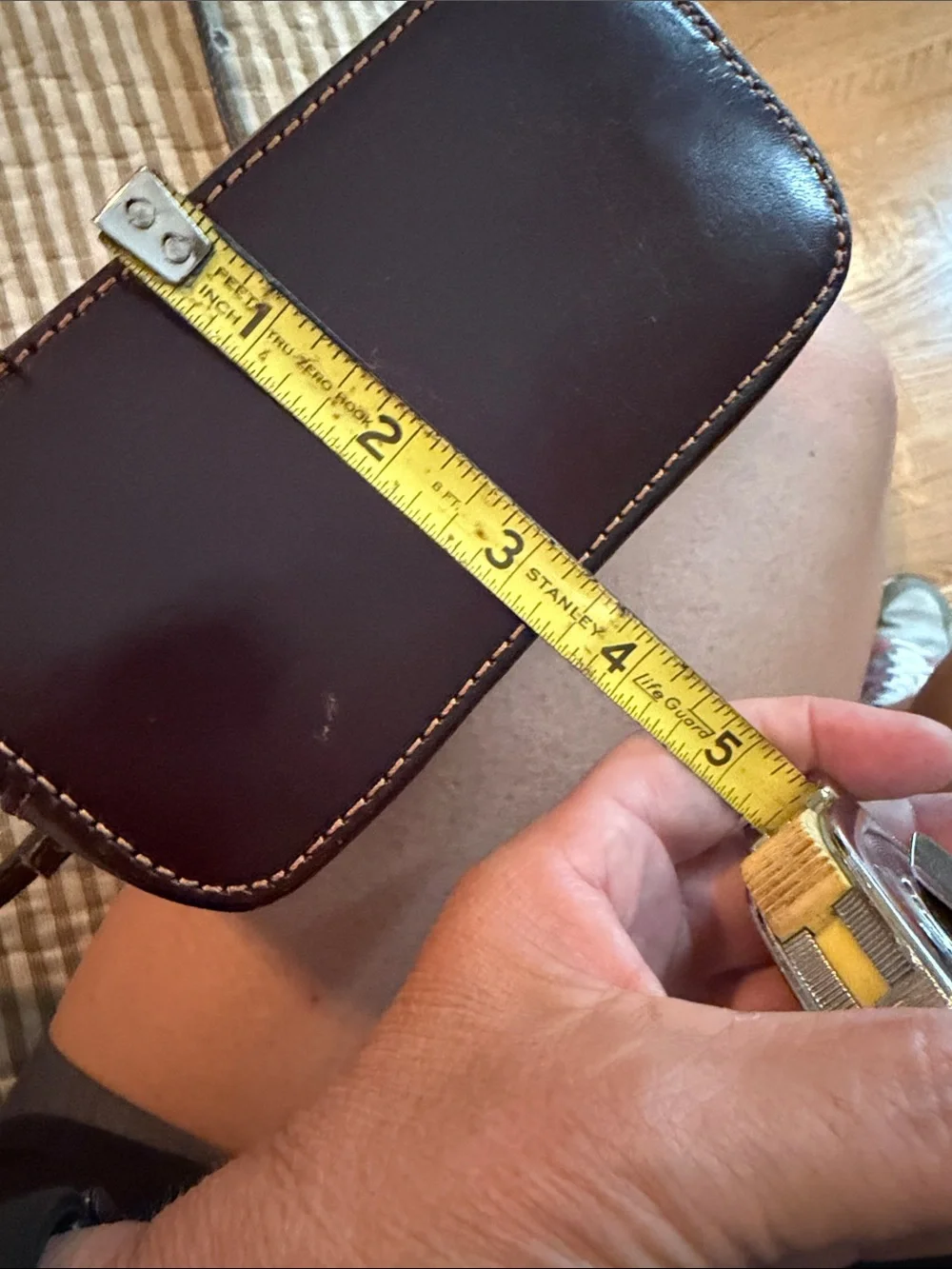 Firenze Leather Burgundy Crossbody Bag